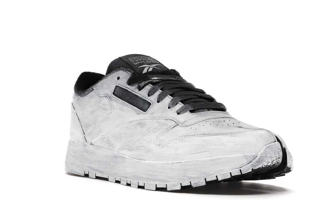 Vue 6 de Reebok Classic Leather Tabi Maison Margiela Bianchetto