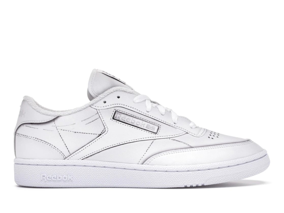 Vue 1 de Reebok Club C Maison Margiela White