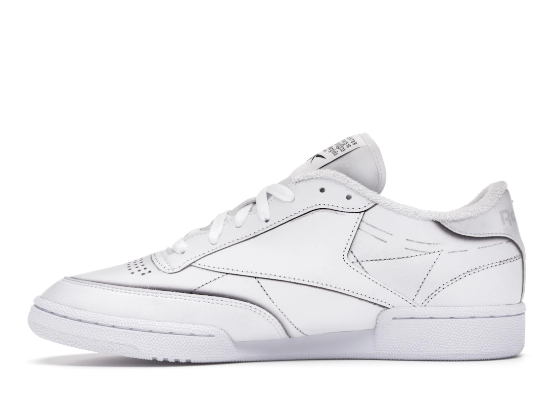 Vue 19 de Reebok Club C Maison Margiela White