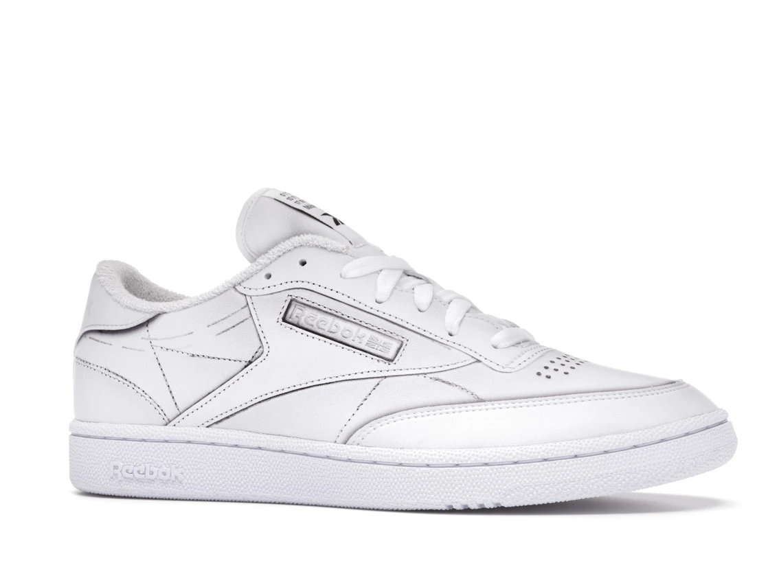 Vue 3 de Reebok Club C Maison Margiela White