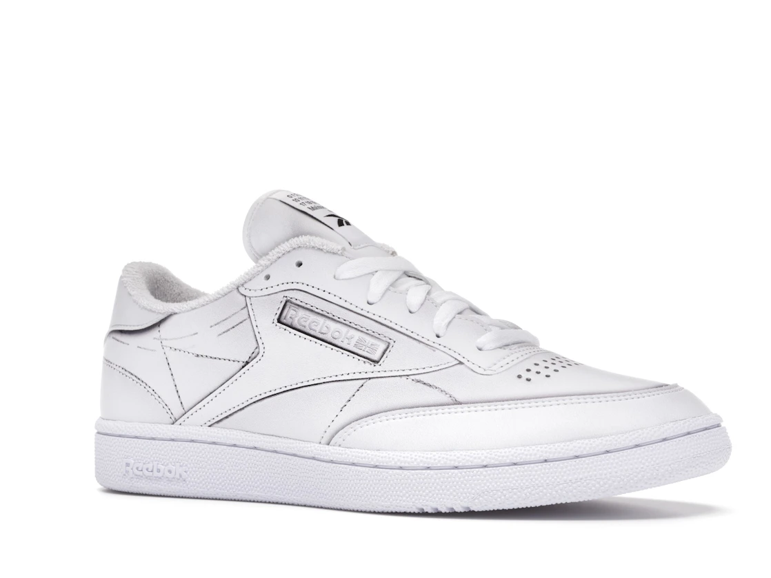 Vue 4 de Reebok Club C Maison Margiela White