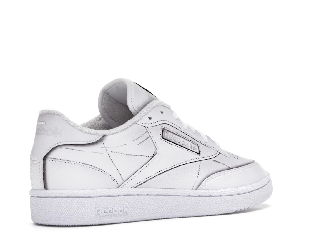 Vue 33 de Reebok Club C Maison Margiela White