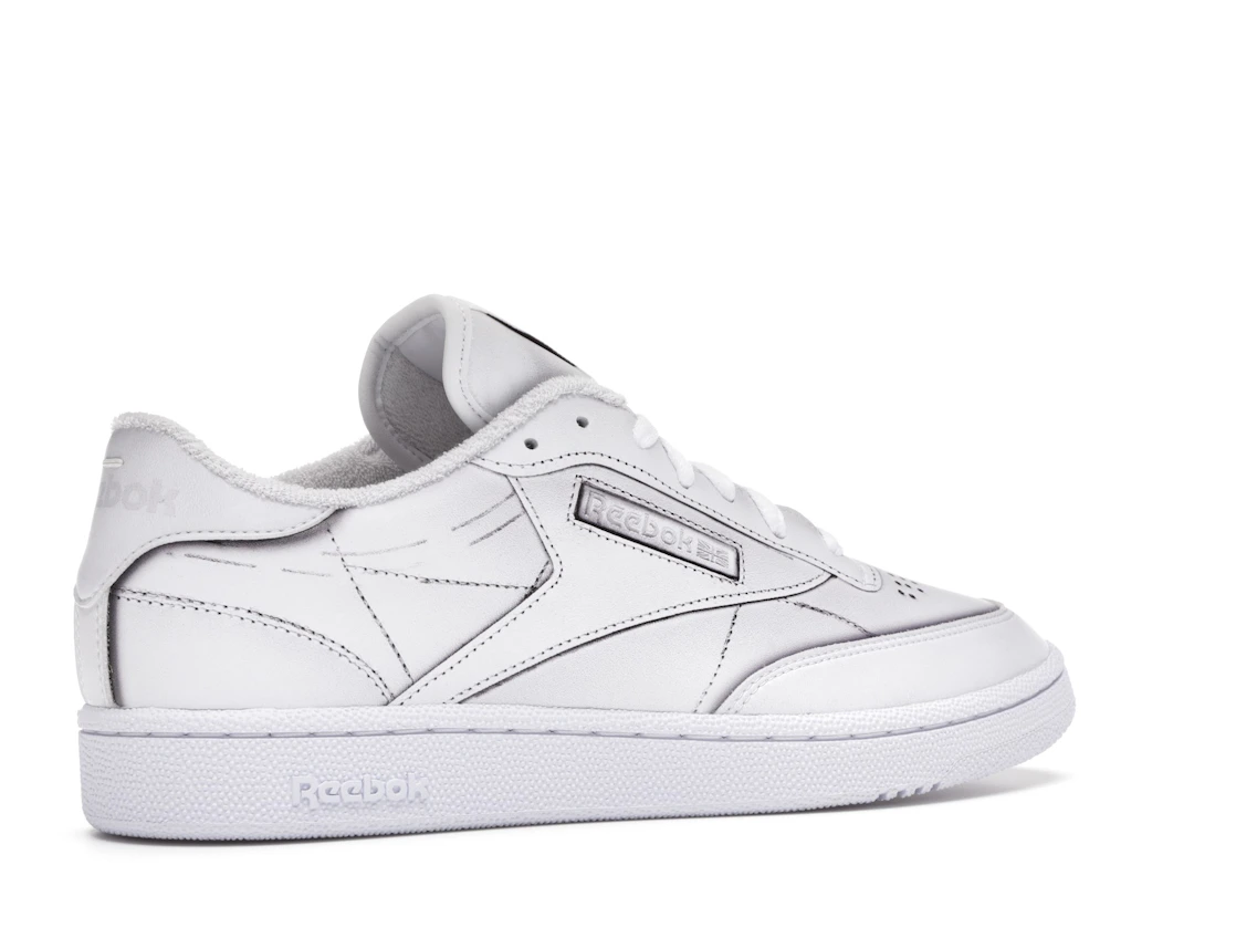 Vue 34 de Reebok Club C Maison Margiela White