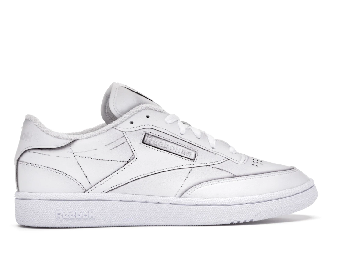 Vue 36 de Reebok Club C Maison Margiela White