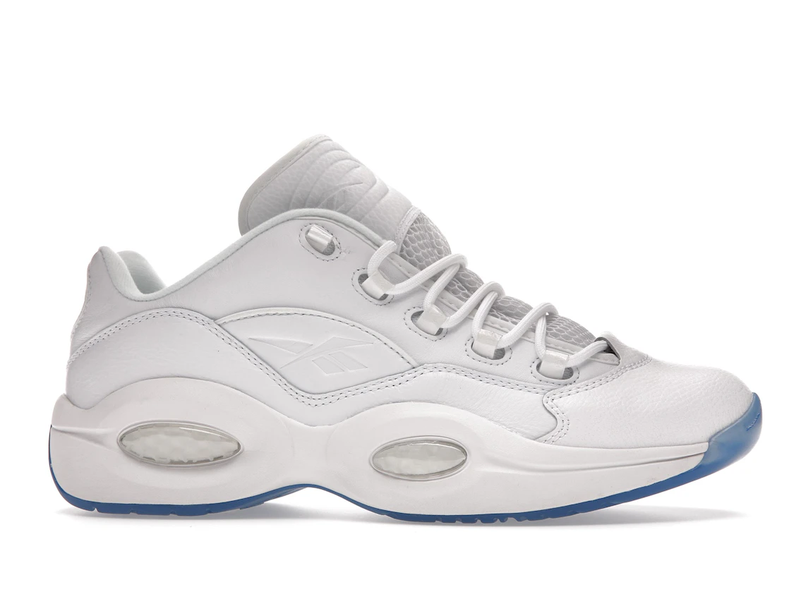 Vue 2 de Reebok Question Low White Clear Blue Sole