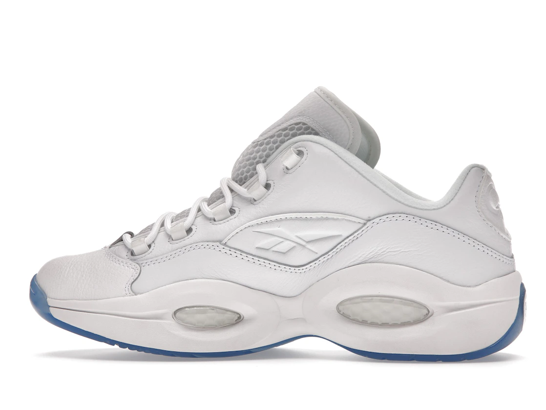 Vue 20 de Reebok Question Low White Clear Blue Sole