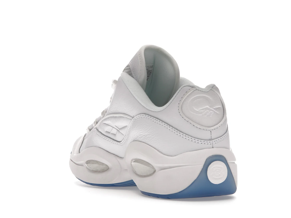 Vue 25 de Reebok Question Low White Clear Blue Sole