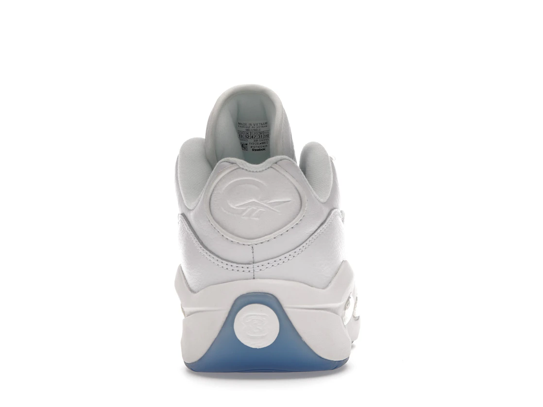 Vue 28 de Reebok Question Low White Clear Blue Sole