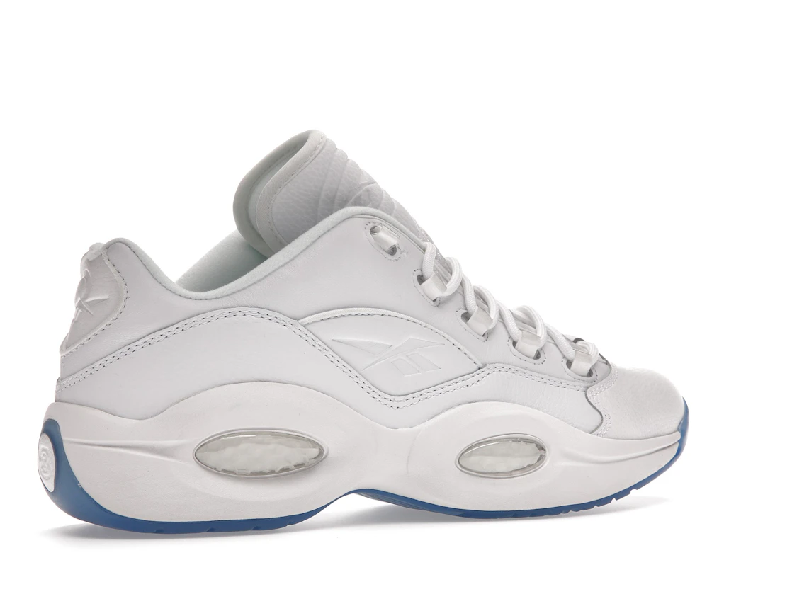 Vue 34 de Reebok Question Low White Clear Blue Sole