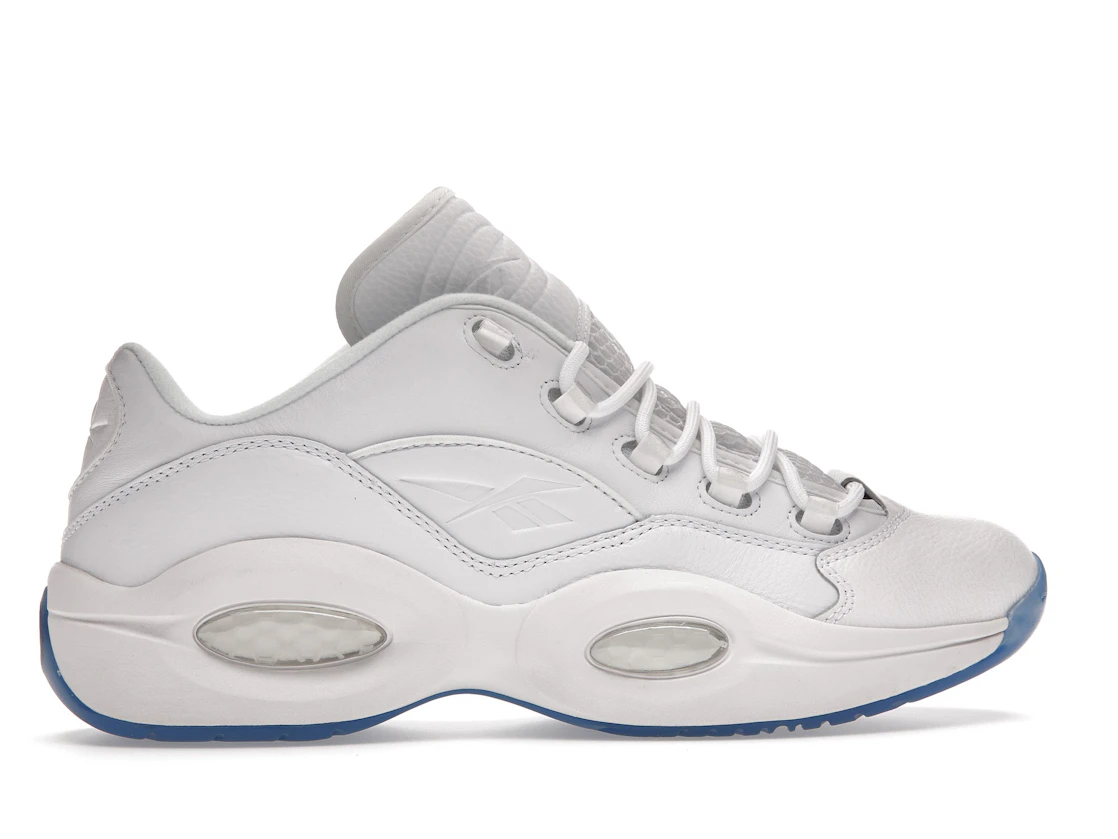 Vue 36 de Reebok Question Low White Clear Blue Sole