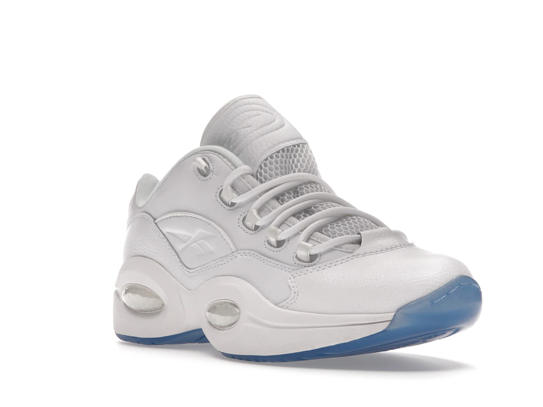 Vue 6 de Reebok Question Low White Clear Blue Sole
