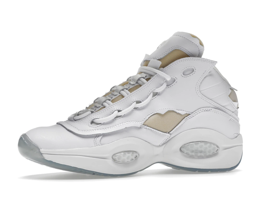 Vue 17 de Reebok Question Mid Maison Margiela Memory Of White