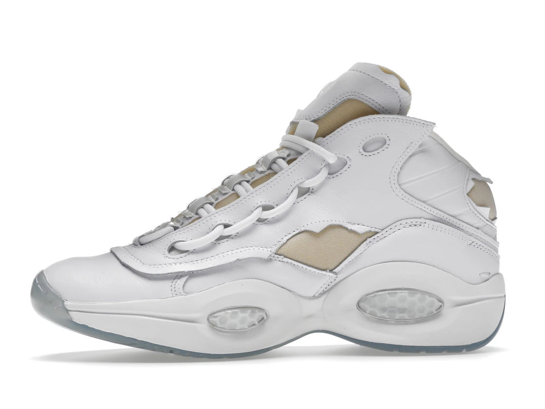 Vue 18 de Reebok Question Mid Maison Margiela Memory Of White
