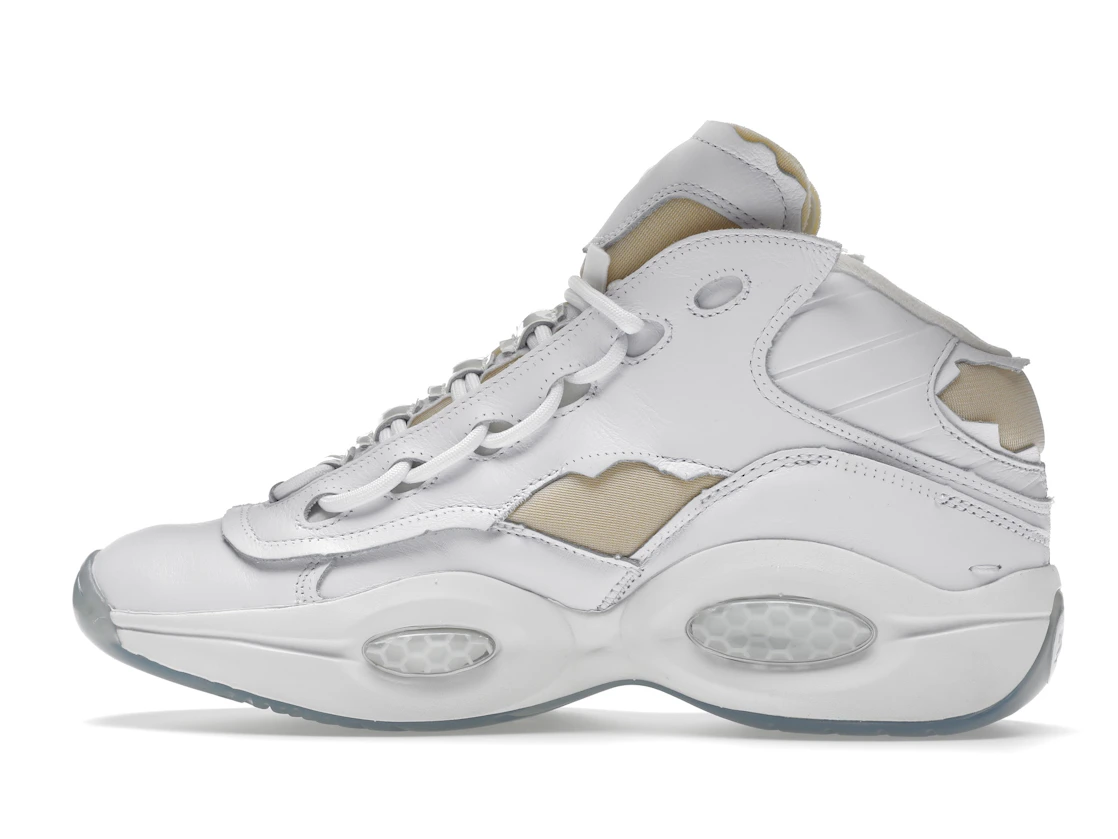 Vue 20 de Reebok Question Mid Maison Margiela Memory Of White