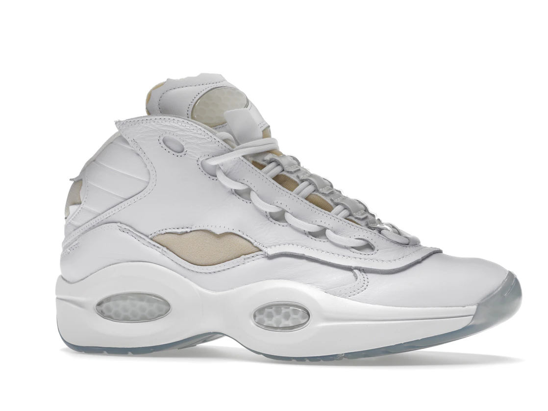 Vue 3 de Reebok Question Mid Maison Margiela Memory Of White