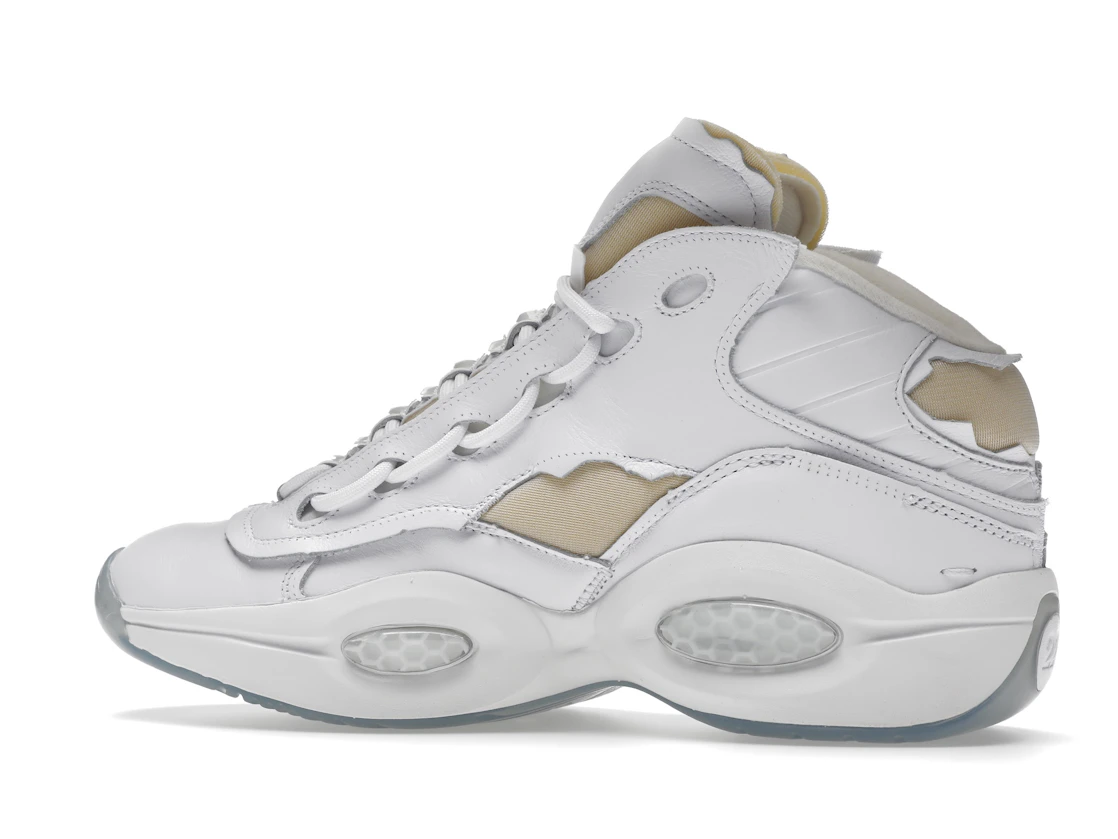 Vue 21 de Reebok Question Mid Maison Margiela Memory Of White