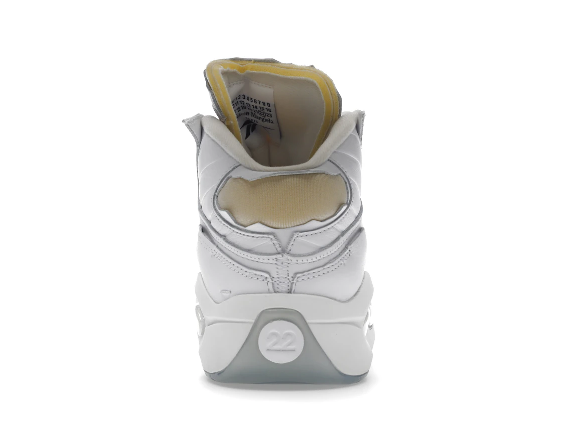 Vue 28 de Reebok Question Mid Maison Margiela Memory Of White