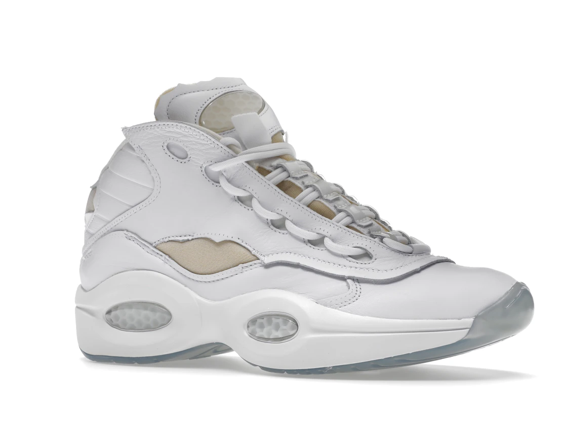Vue 4 de Reebok Question Mid Maison Margiela Memory Of White