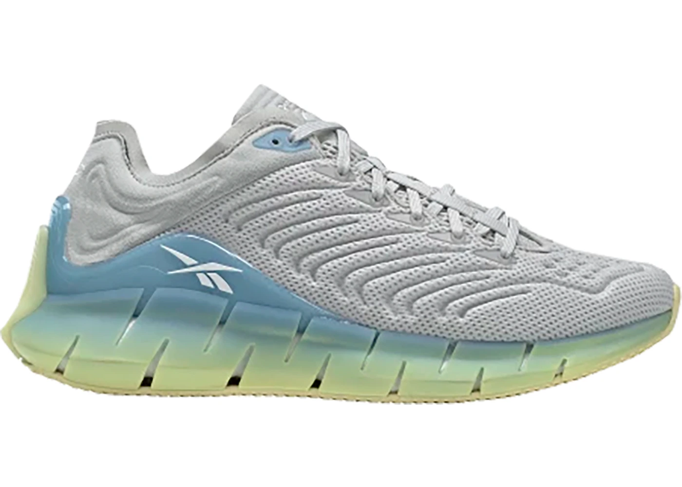 Reebok Zig Kinetica Lemon Glow Fluid Blue 