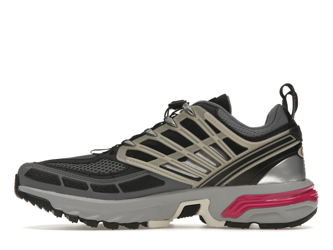 Vue 19 de Salomon ACS Pro Advanced Black Alloy Feather Grey Purple