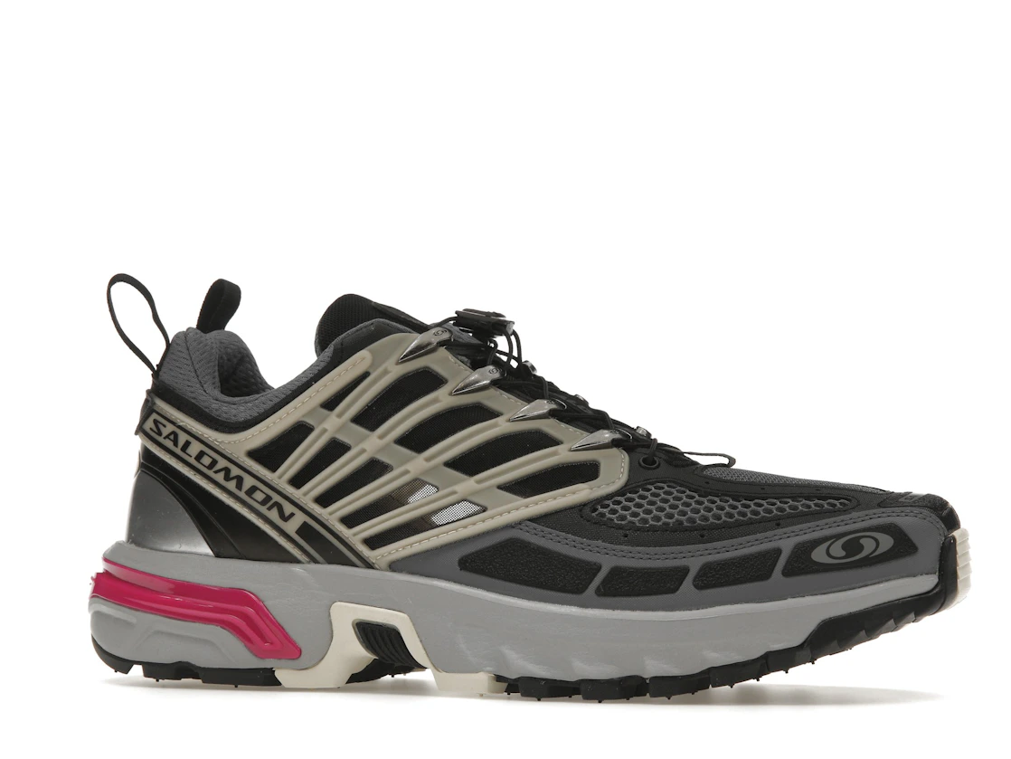 Vue 3 de Salomon ACS Pro Advanced Black Alloy Feather Grey Purple