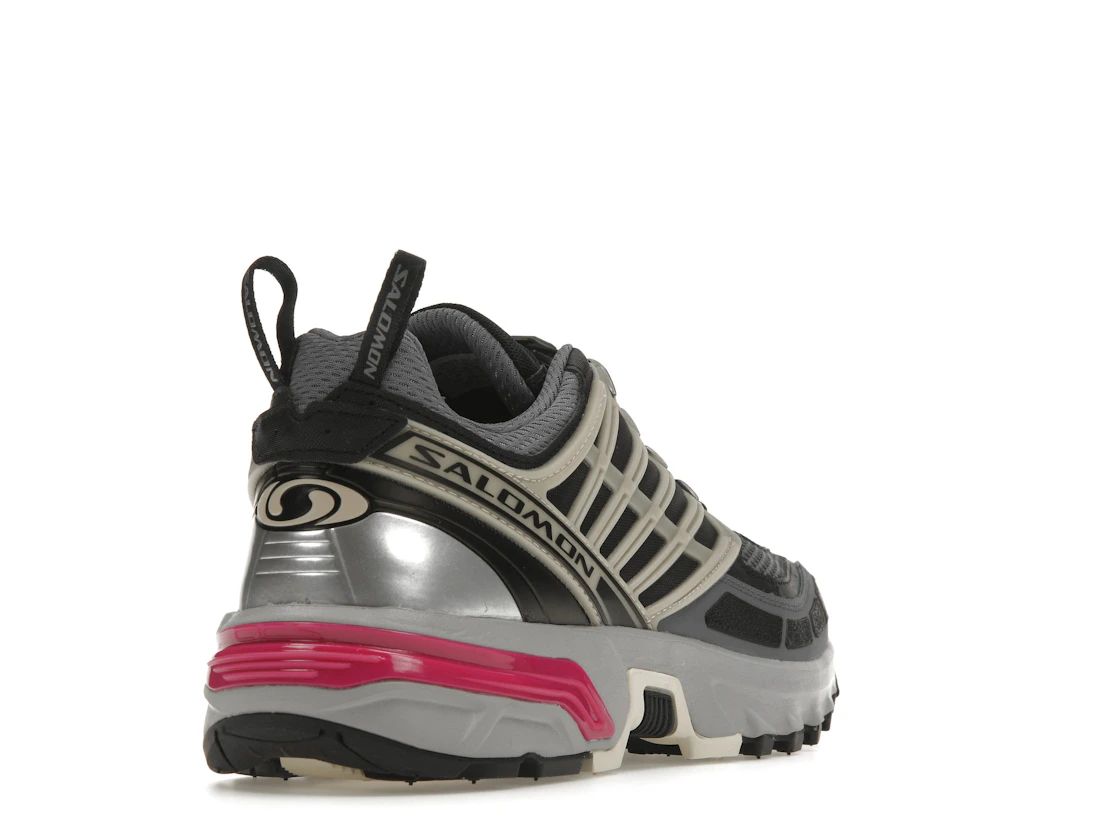 Vue 31 de Salomon ACS Pro Advanced Black Alloy Feather Grey Purple