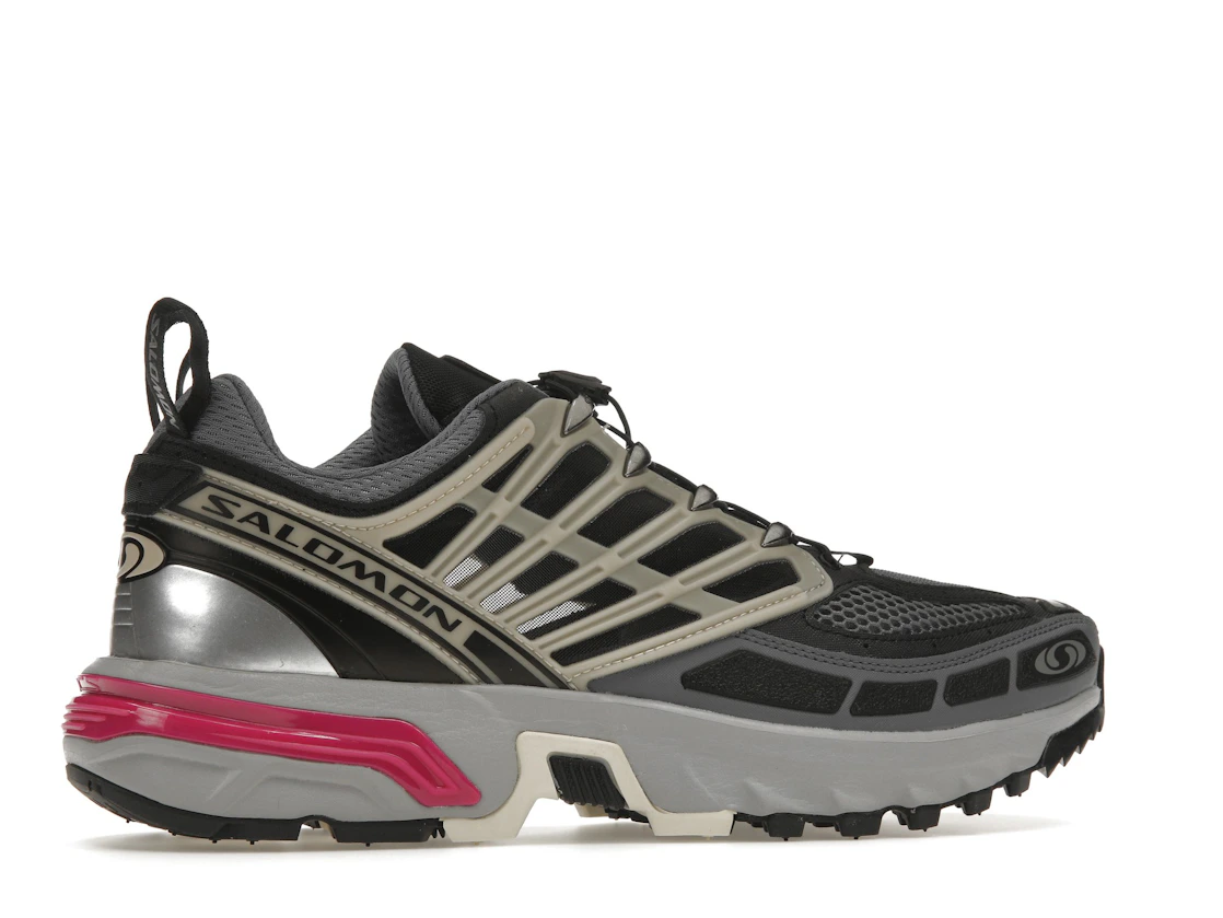Vue 35 de Salomon ACS Pro Advanced Black Alloy Feather Grey Purple