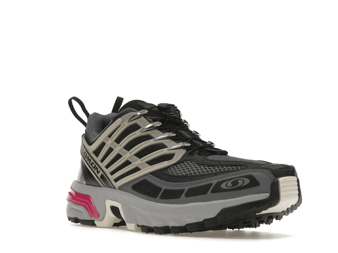 Vue 6 de Salomon ACS Pro Advanced Black Alloy Feather Grey Purple