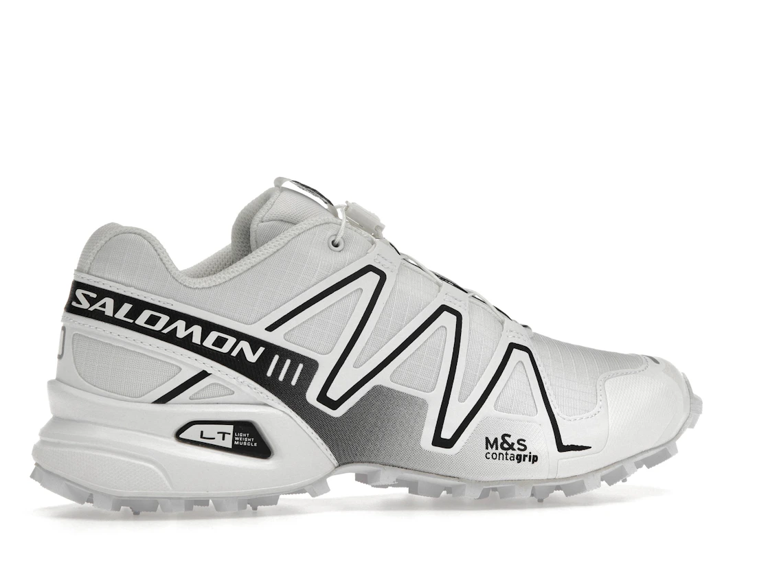 Vue 35 de Salomon Speedcross 3 White Alloy Black