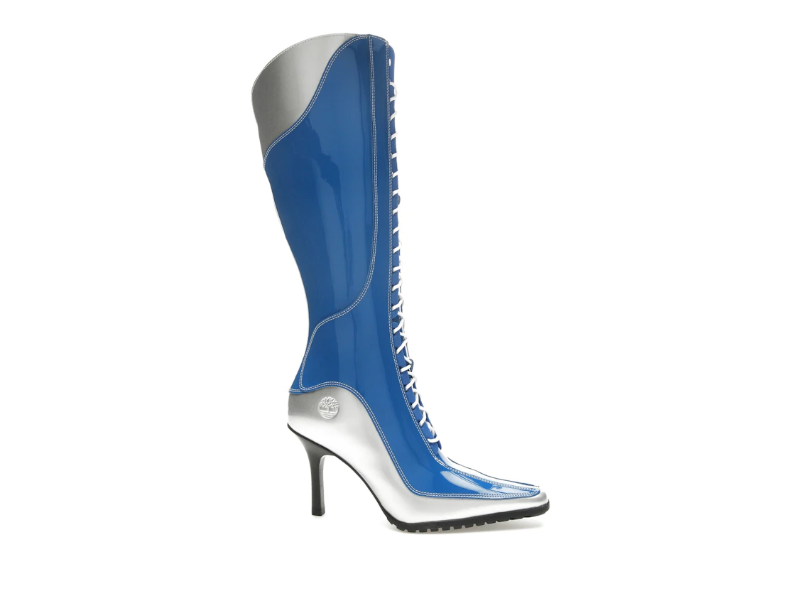 Vue 2 de Timberland 14" Lace-Up Zip Boot Veneda Carter Bright Blue 