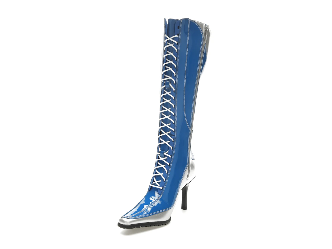Vue 14 de Timberland 14" Lace-Up Zip Boot Veneda Carter Bright Blue 