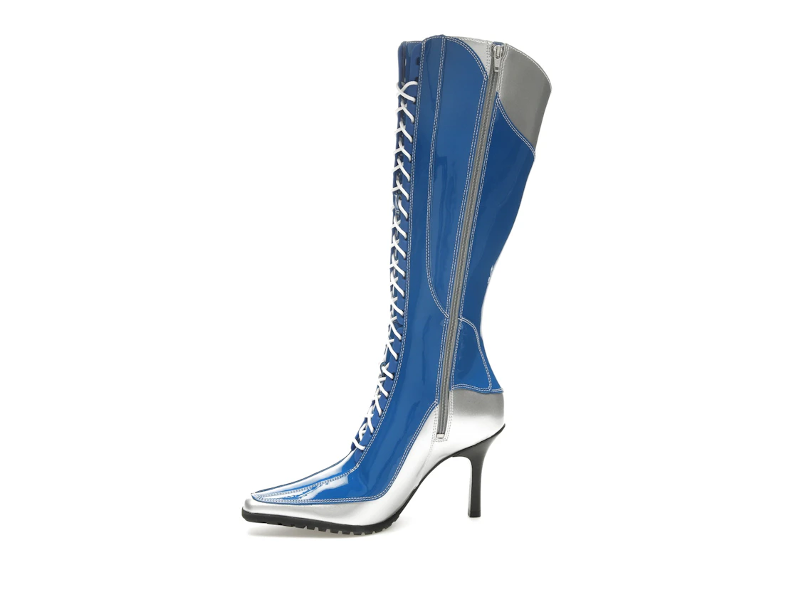 Vue 18 de Timberland 14" Lace-Up Zip Boot Veneda Carter Bright Blue 