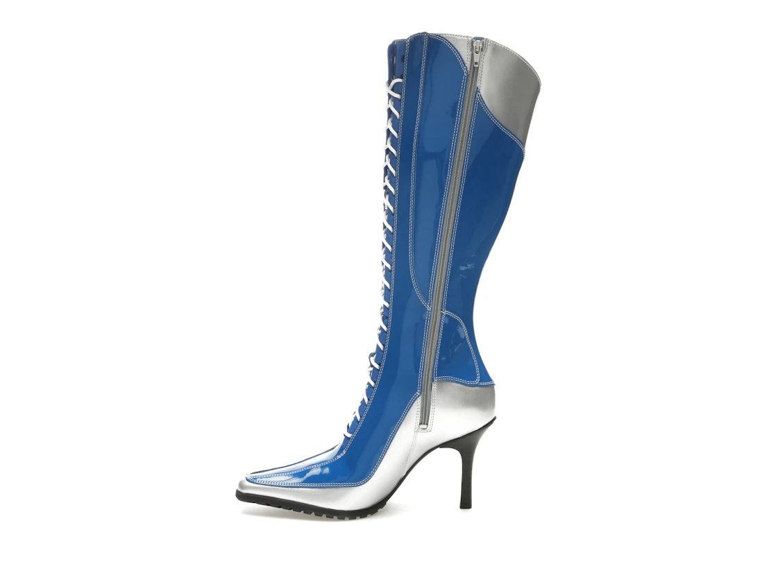Vue 19 de Timberland 14" Lace-Up Zip Boot Veneda Carter Bright Blue 