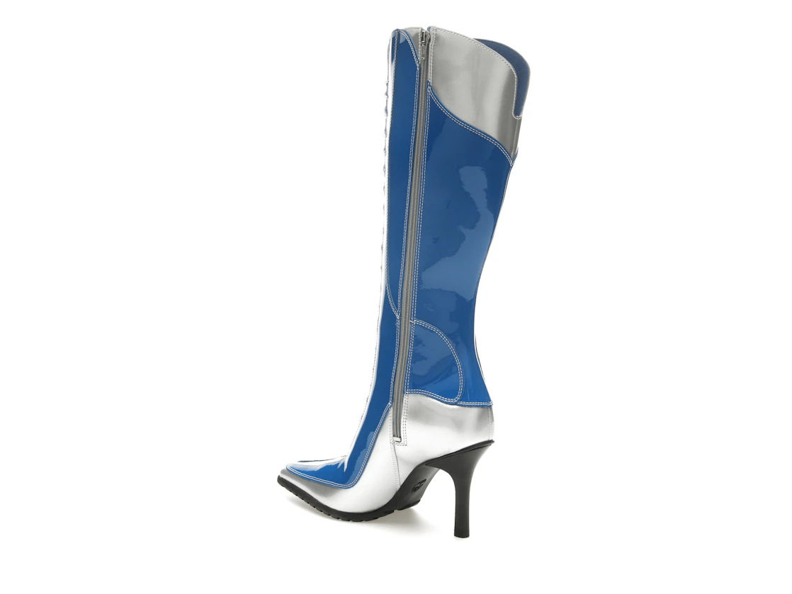 Vue 23 de Timberland 14" Lace-Up Zip Boot Veneda Carter Bright Blue 