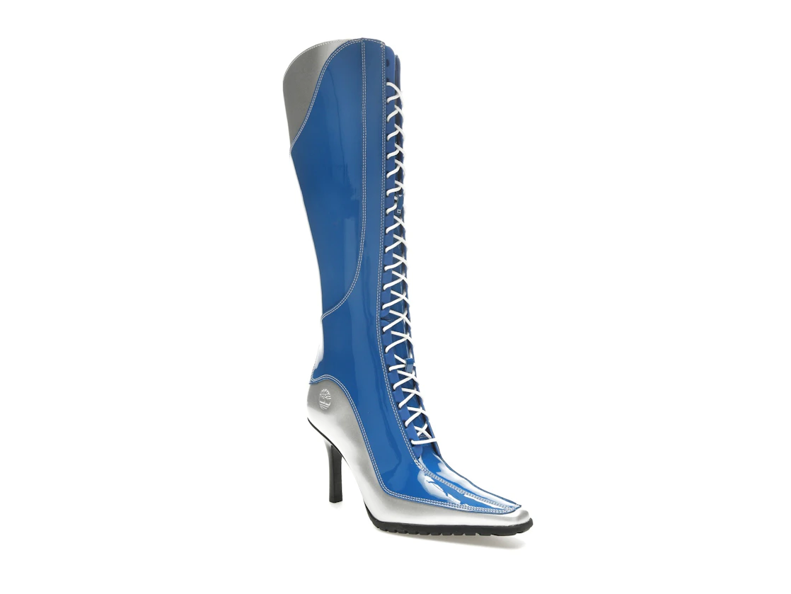 Vue 5 de Timberland 14" Lace-Up Zip Boot Veneda Carter Bright Blue 