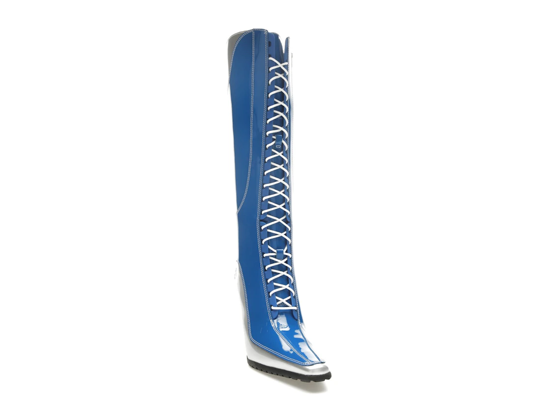 Vue 8 de Timberland 14" Lace-Up Zip Boot Veneda Carter Bright Blue 