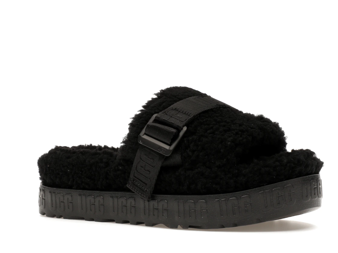 Vue 4 de UGG Fluffita Slide Black 