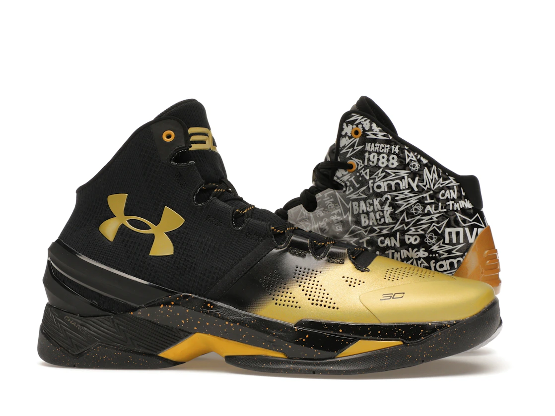 Vue 2 de Under Armour Curry 1 & 2 Back 2 Back MVP Pack (2016) (2 Pairs)