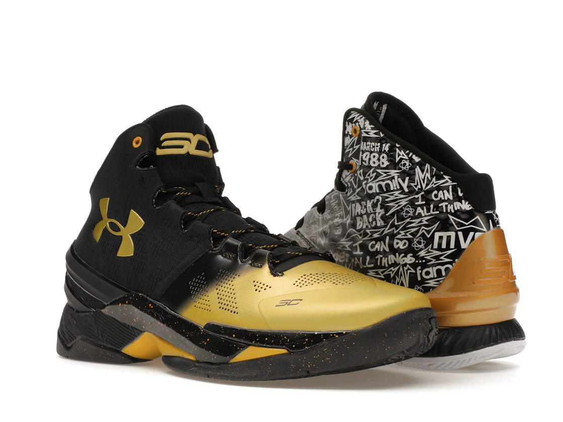 Vue 5 de Under Armour Curry 1 & 2 Back 2 Back MVP Pack (2016) (2 Pairs)