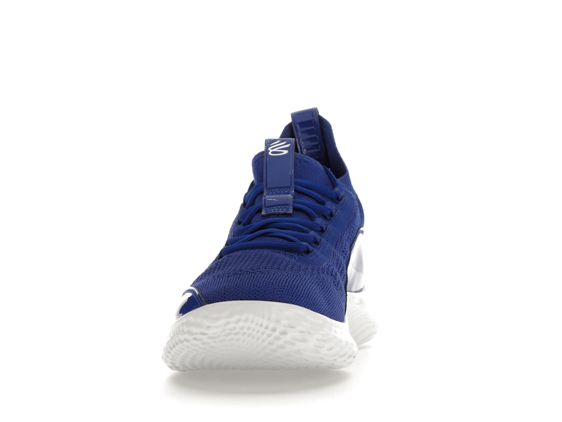 Vue 11 de Under Armour Curry Flow 8 Royal Blue White