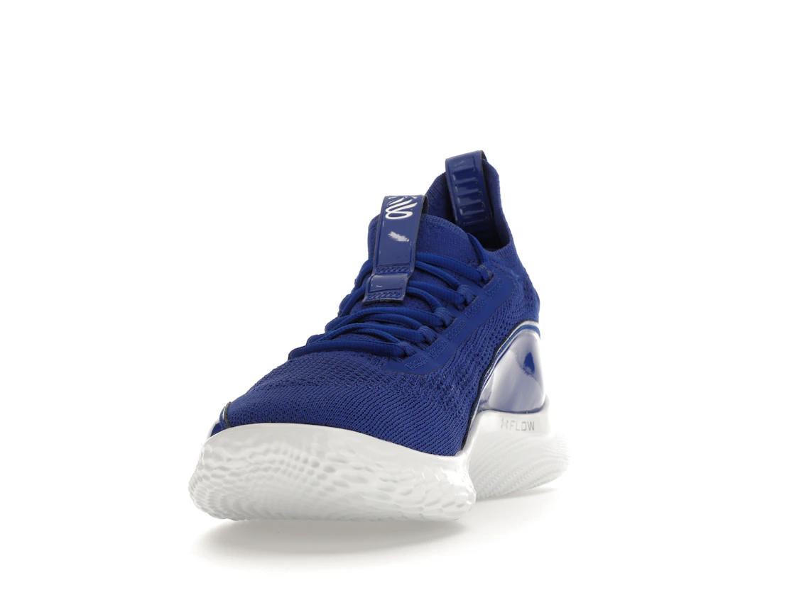 Vue 12 de Under Armour Curry Flow 8 Royal Blue White