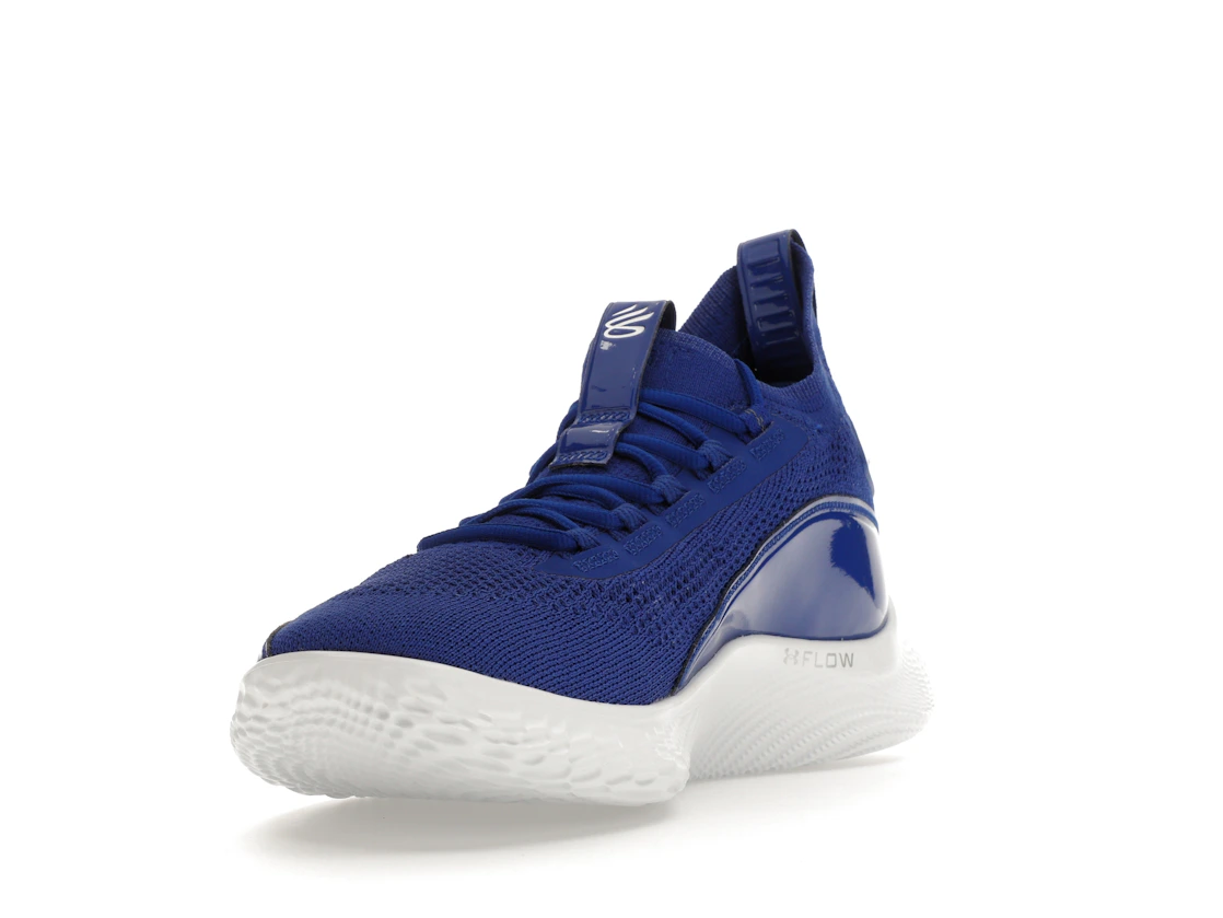 Vue 13 de Under Armour Curry Flow 8 Royal Blue White