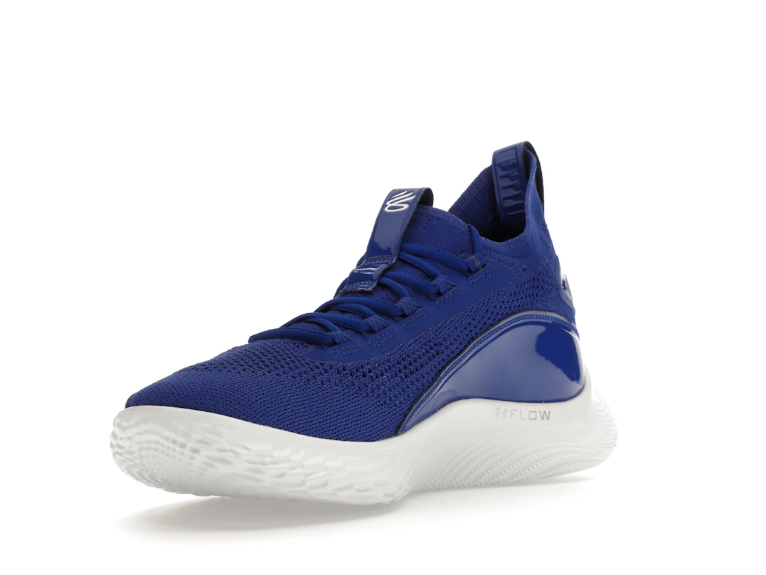 Vue 14 de Under Armour Curry Flow 8 Royal Blue White
