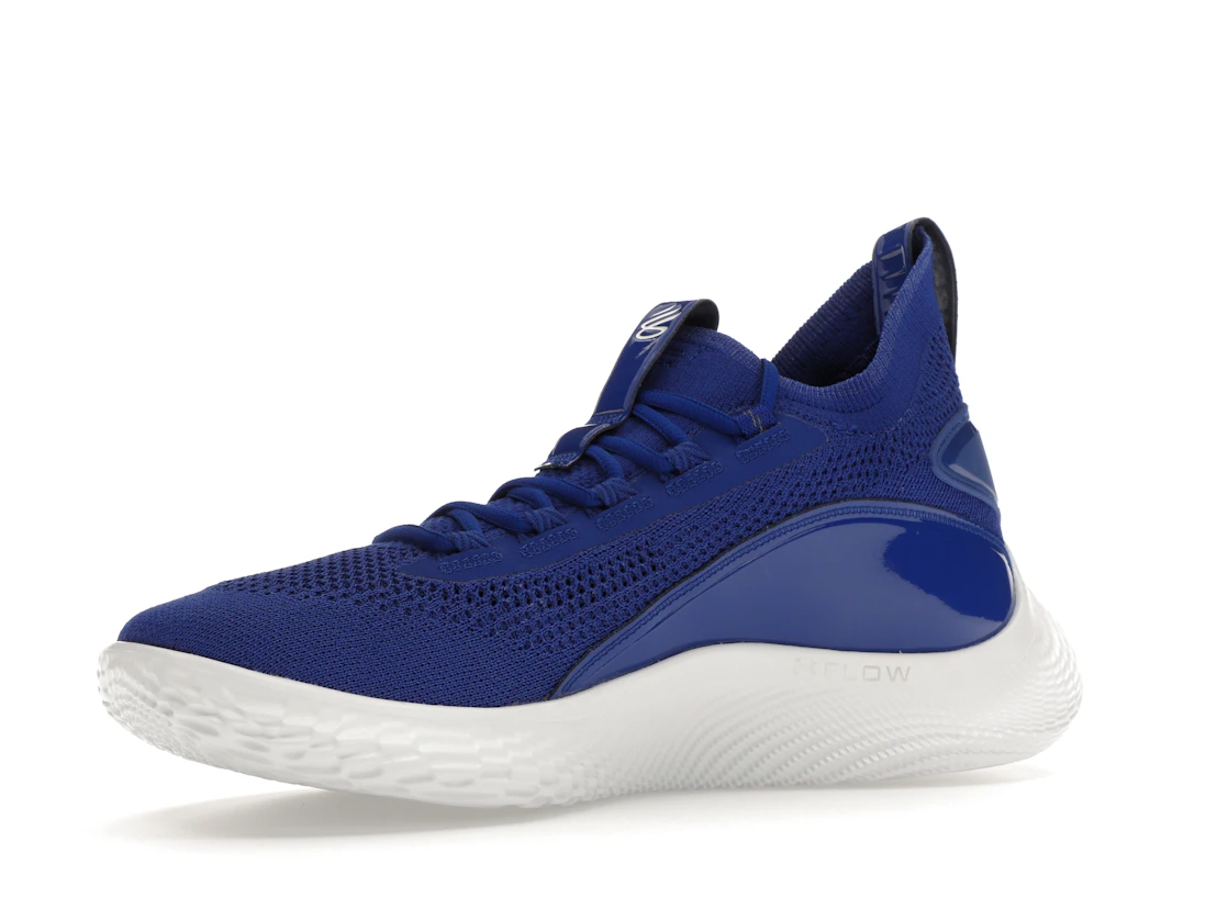 Vue 16 de Under Armour Curry Flow 8 Royal Blue White
