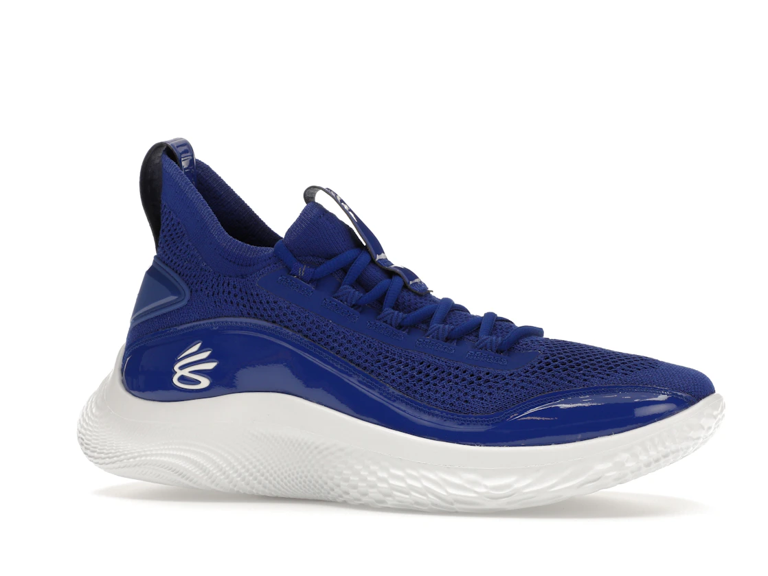 Vue 3 de Under Armour Curry Flow 8 Royal Blue White