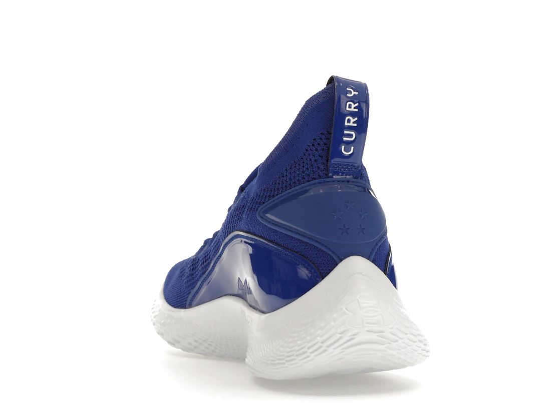 Vue 26 de Under Armour Curry Flow 8 Royal Blue White