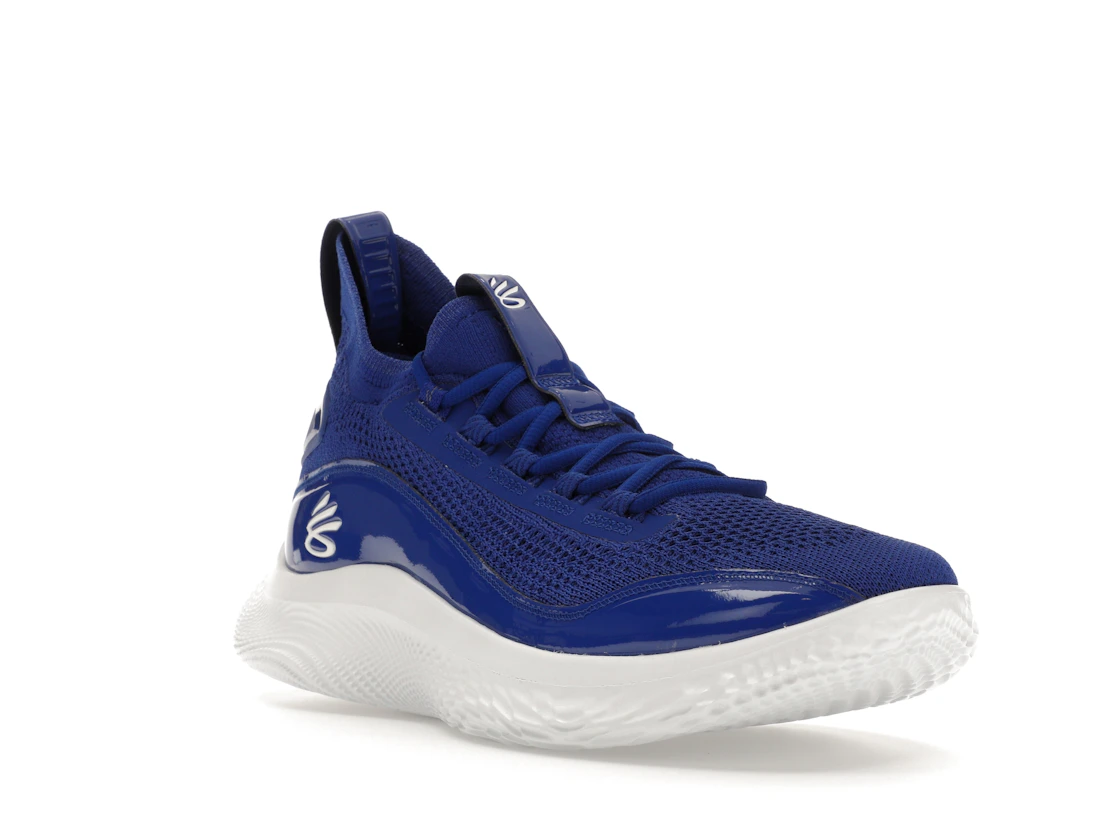 Vue 6 de Under Armour Curry Flow 8 Royal Blue White