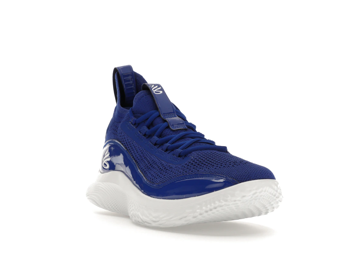 Vue 7 de Under Armour Curry Flow 8 Royal Blue White