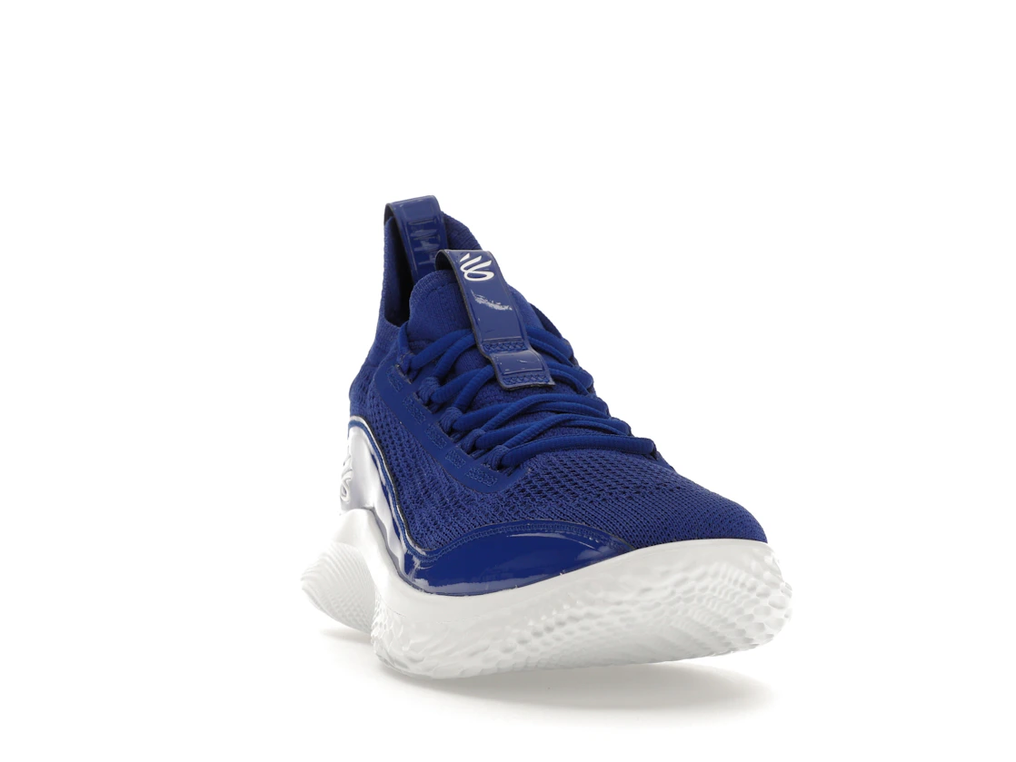 Vue 8 de Under Armour Curry Flow 8 Royal Blue White