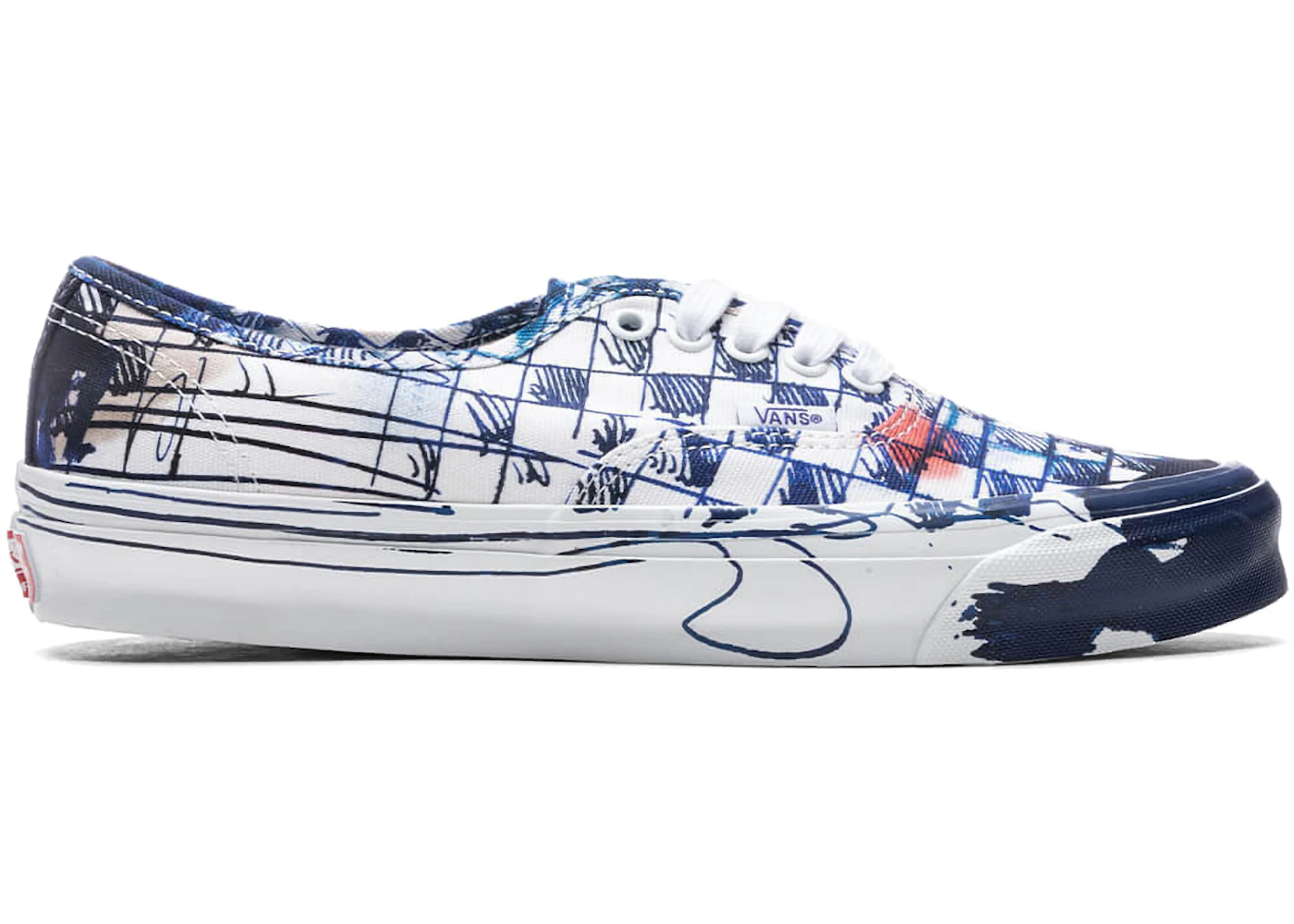 Vans Authentic LX Connor Tingley Checkerboard White Blue
